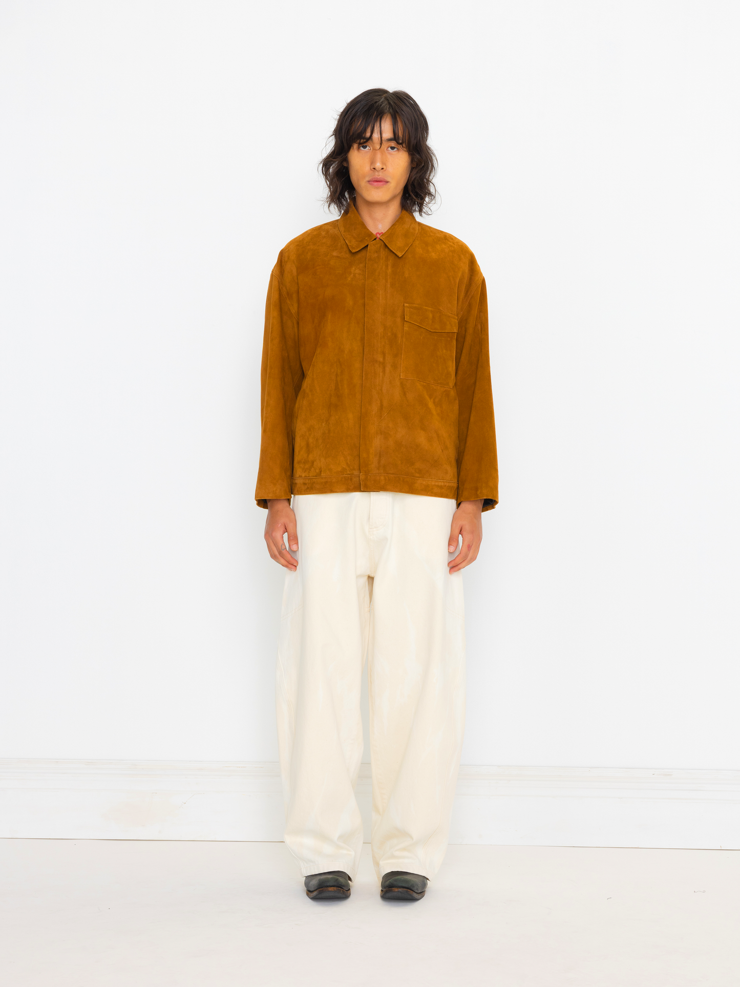 TAN SUEDE UNISEX JACKET