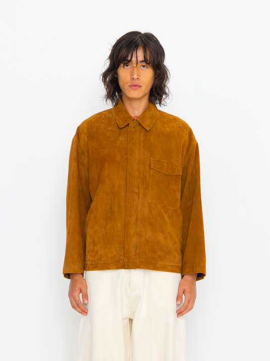 TAN SUEDE UNISEX JACKET