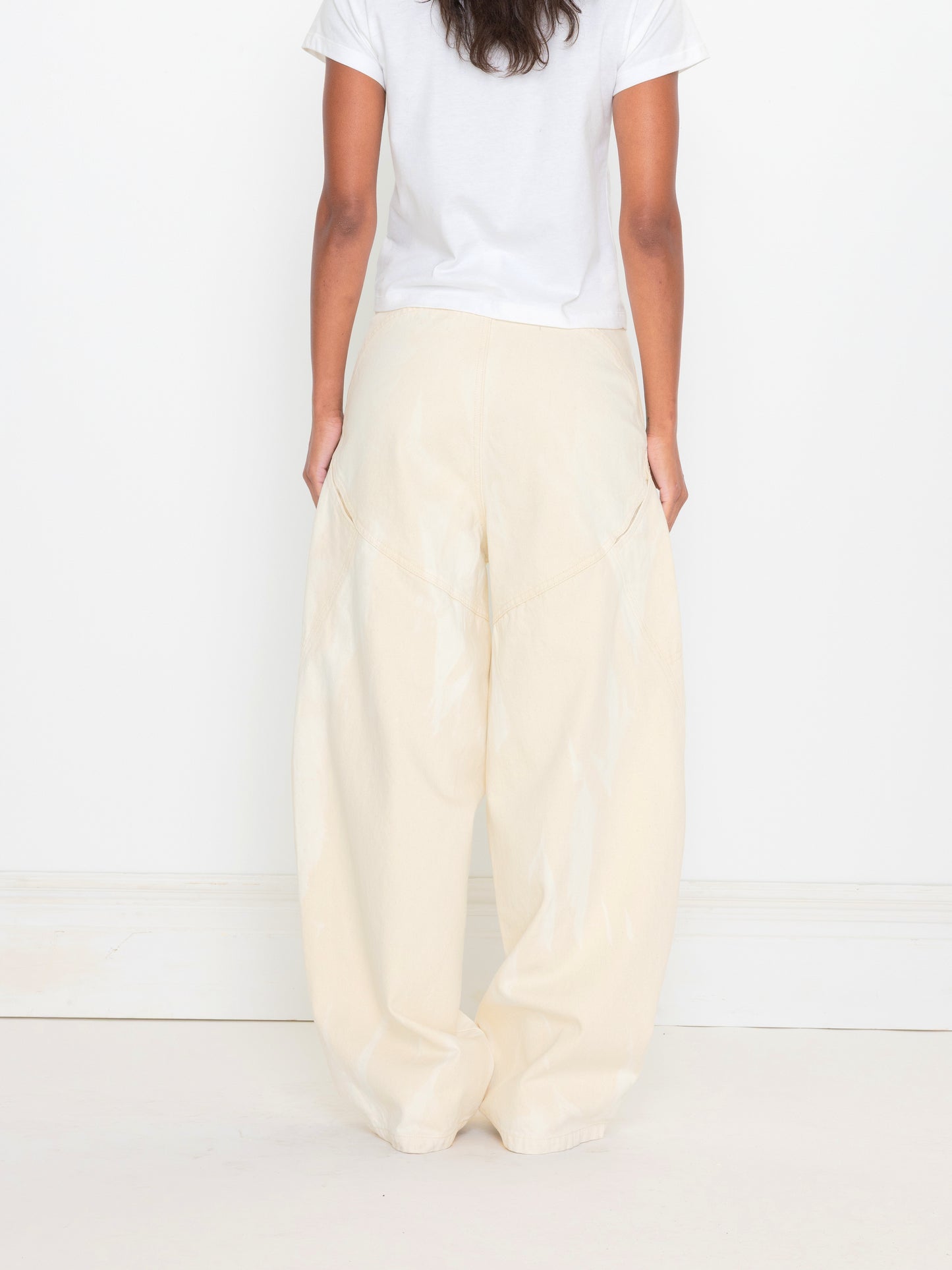 OFF WHITE BARREL UNISEX JEAN