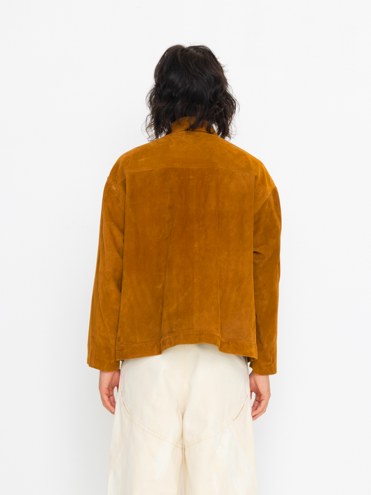 TAN SUEDE UNISEX JACKET