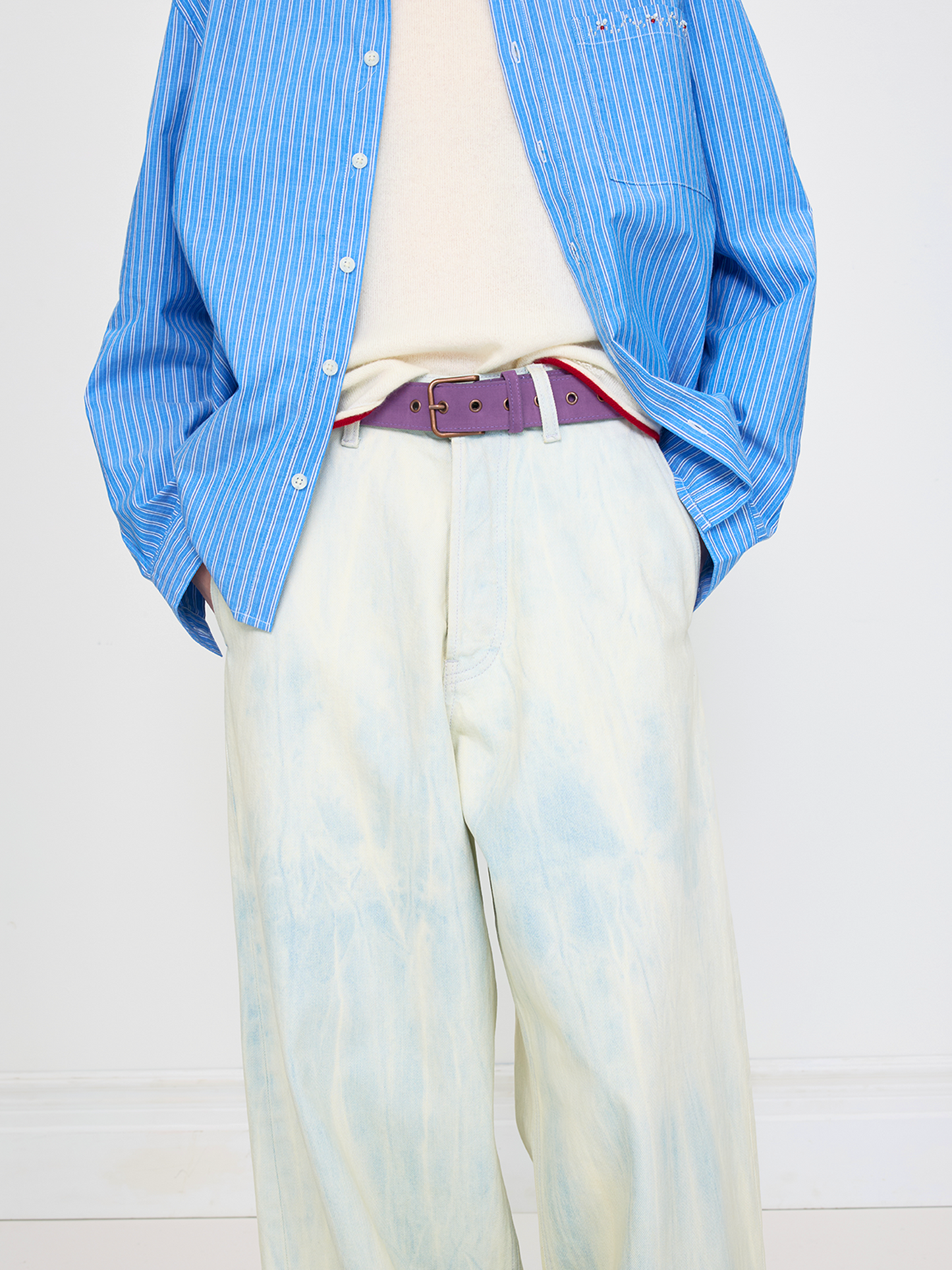 LIGHT TIDE BAGGY UNISEX JEAN