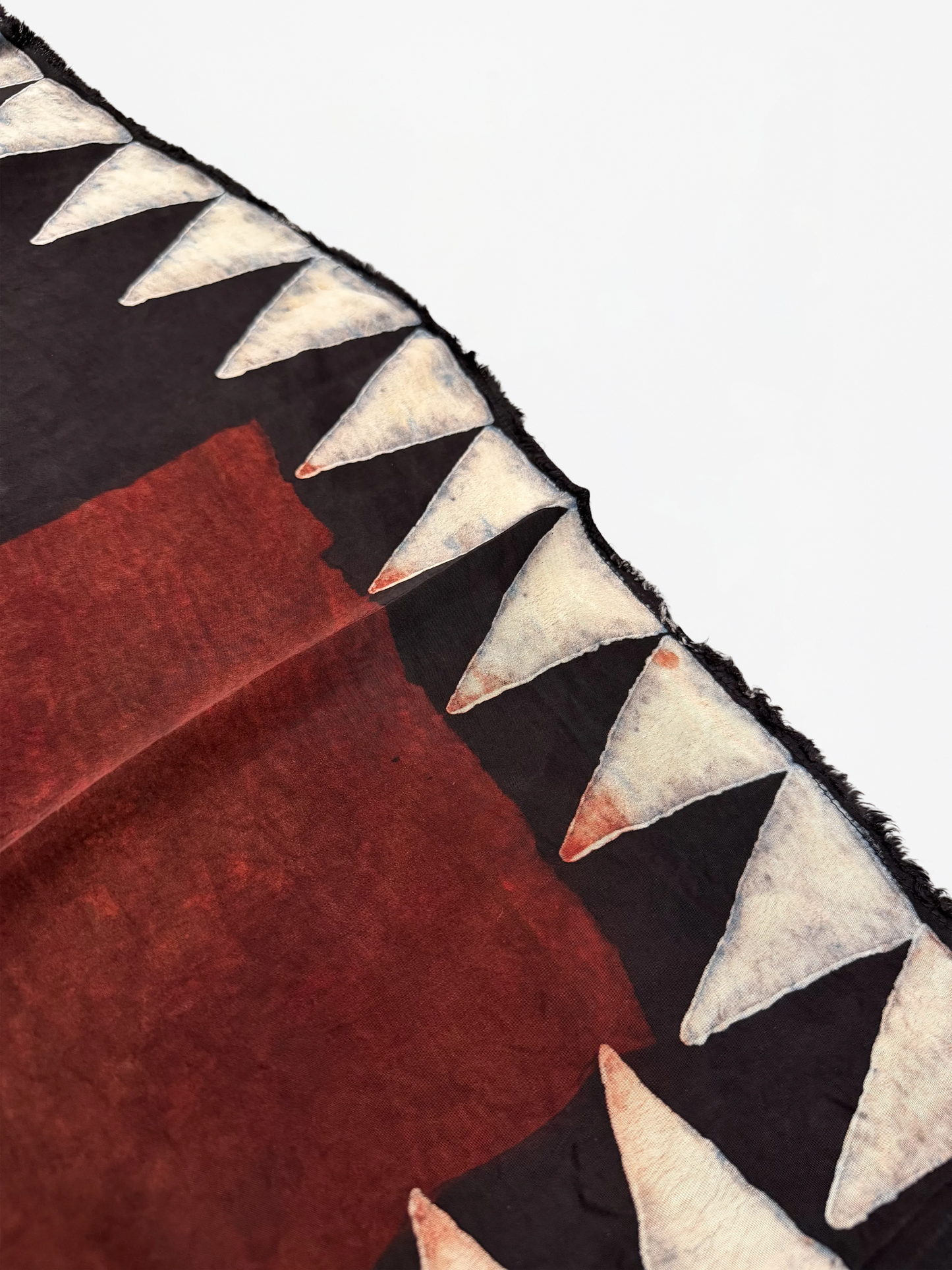 ARTISANAL BLOCK PRINT SILK BANDANA