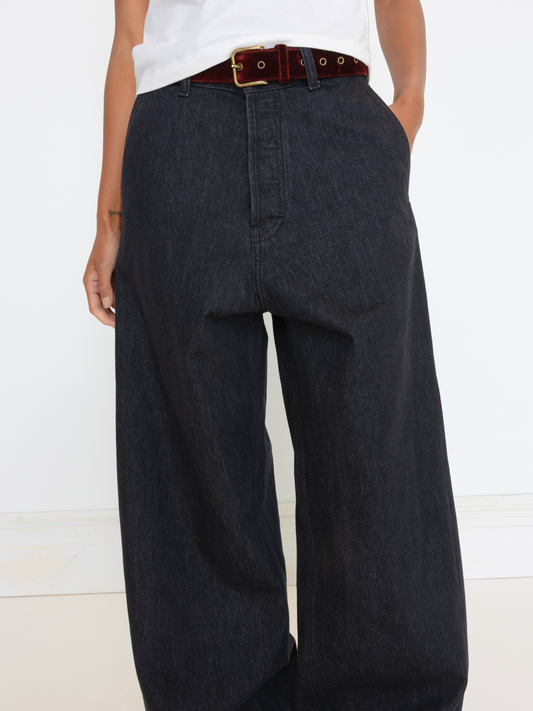 RAW DENIM BAGGY UNISEX JEAN