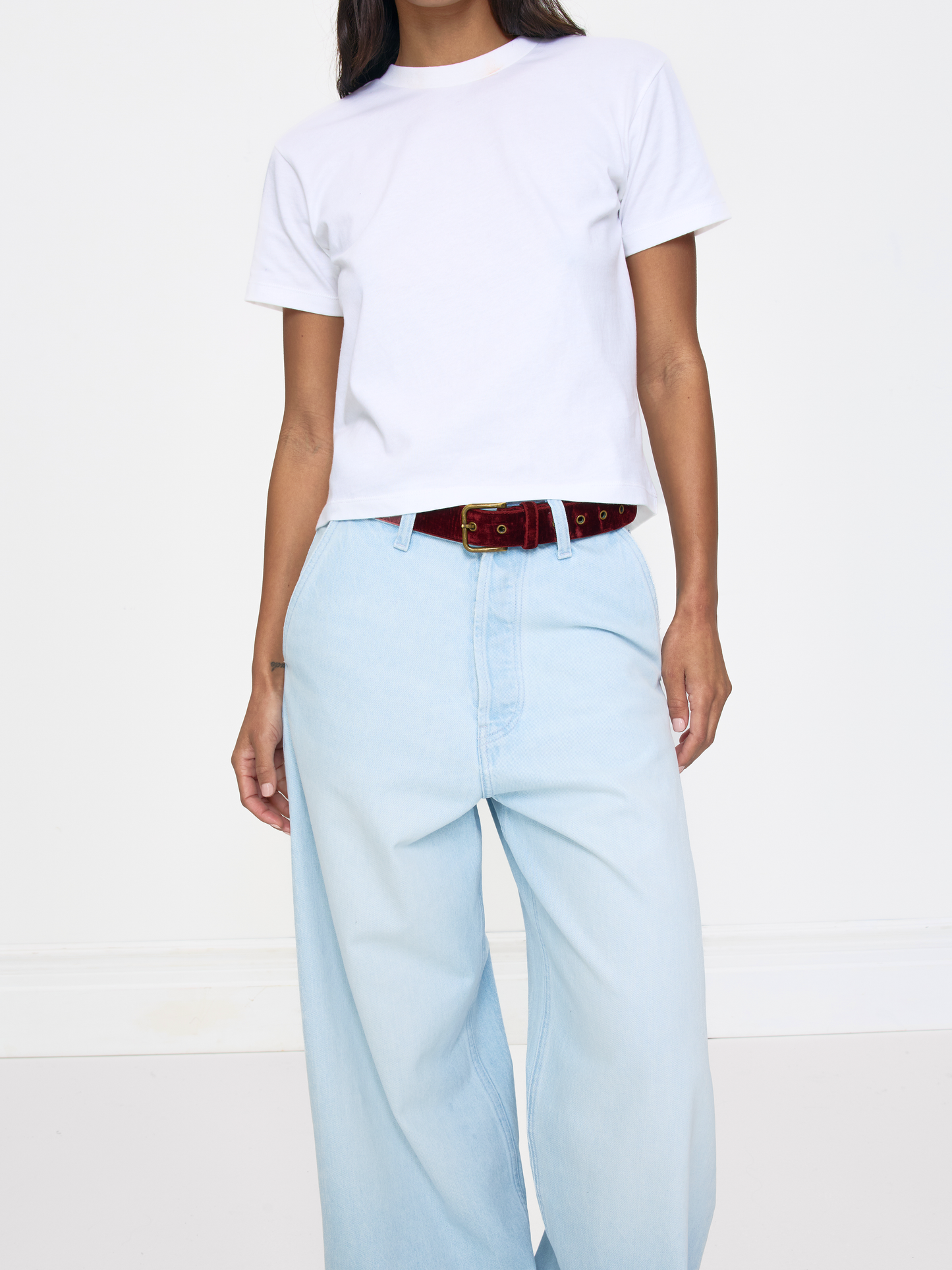 ICE BLUE BAGGY UNISEX JEAN