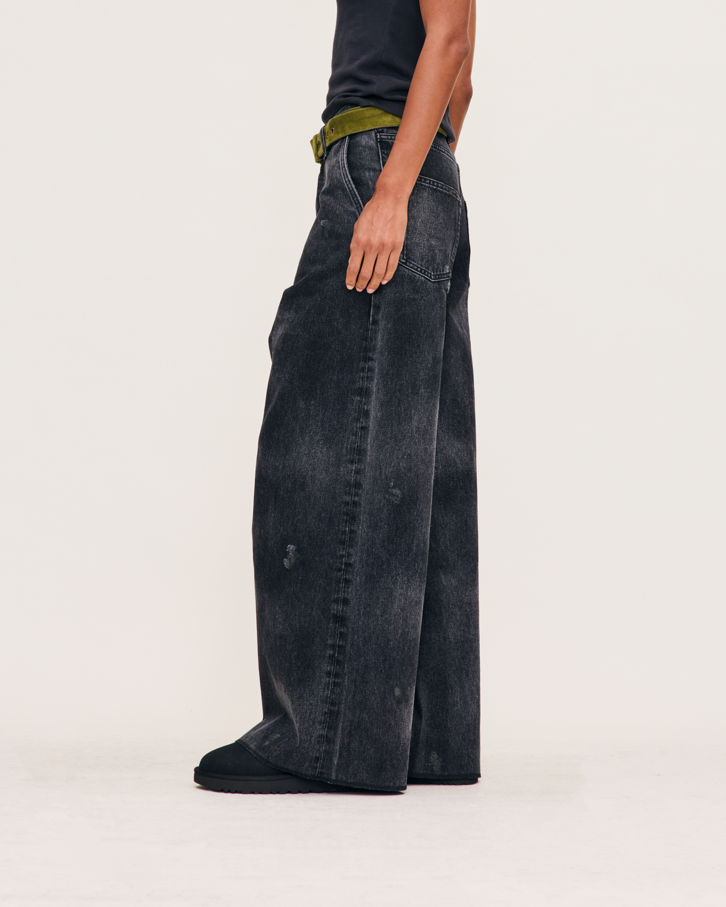 PRINTER BAGGY UNISEX JEAN