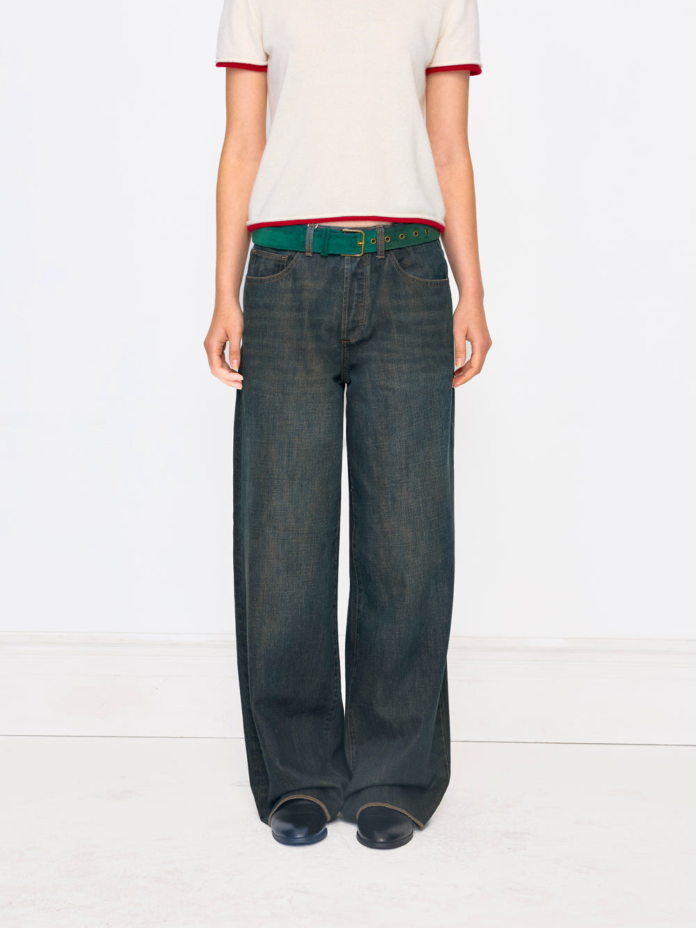 NOISE TINT STRAIGHT UNISEX JEAN