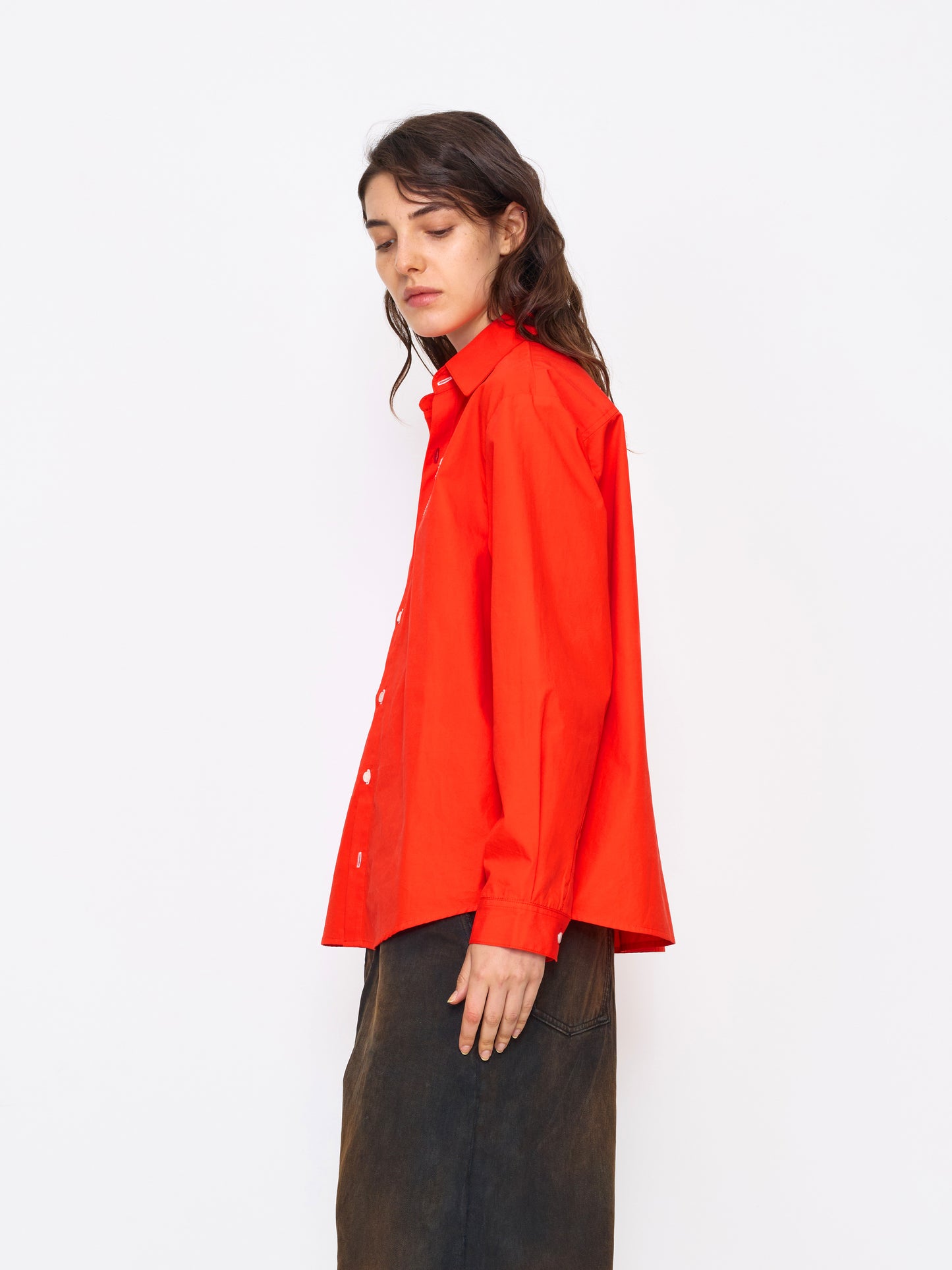 ORANGE BEADED UNISEX SHIRT