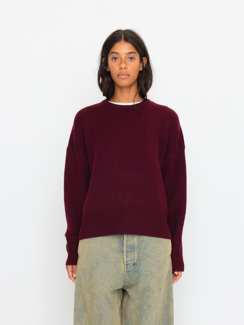 MAROON WOOL SWEATER