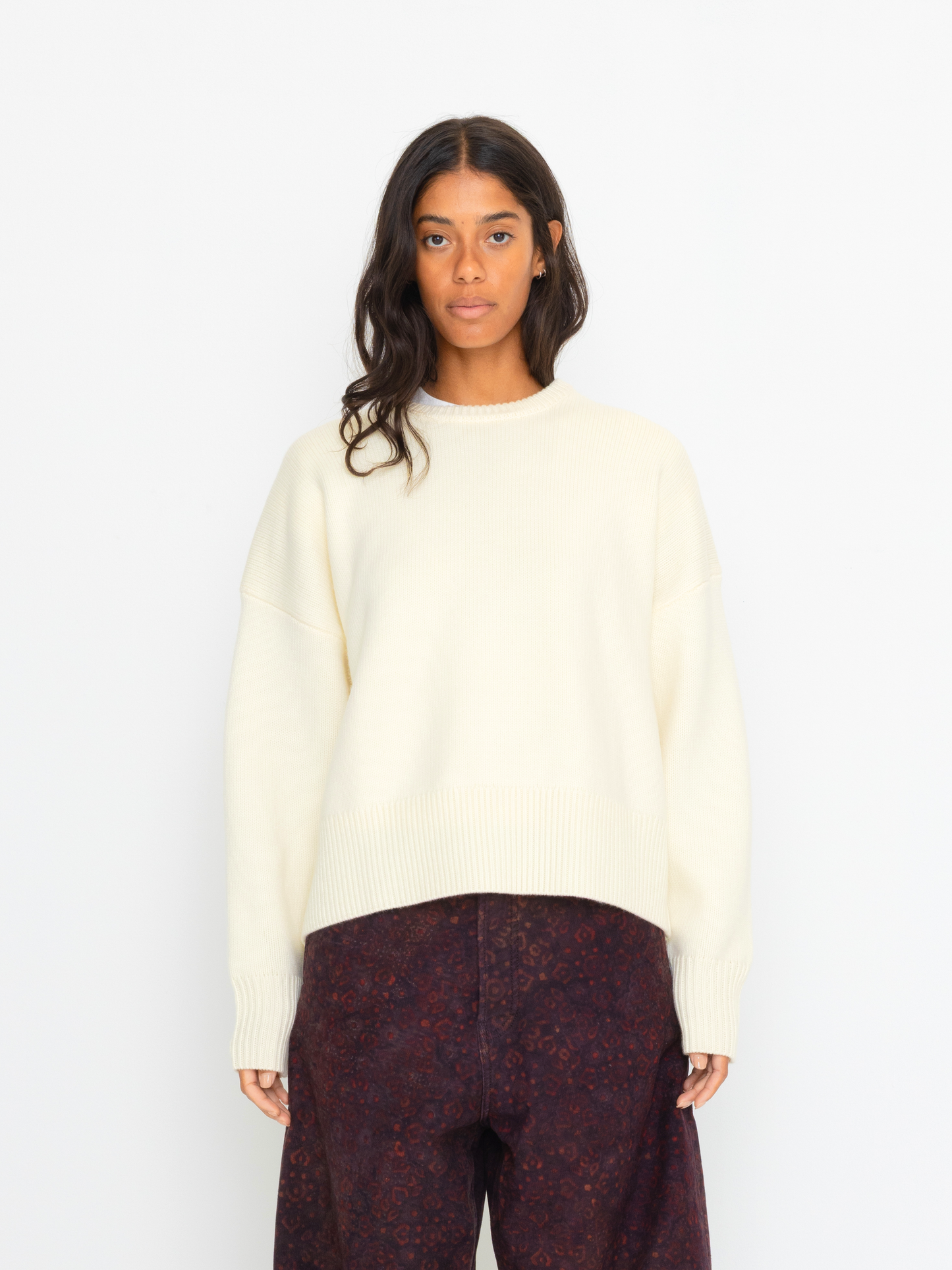 CREAM WOOL SWEATER