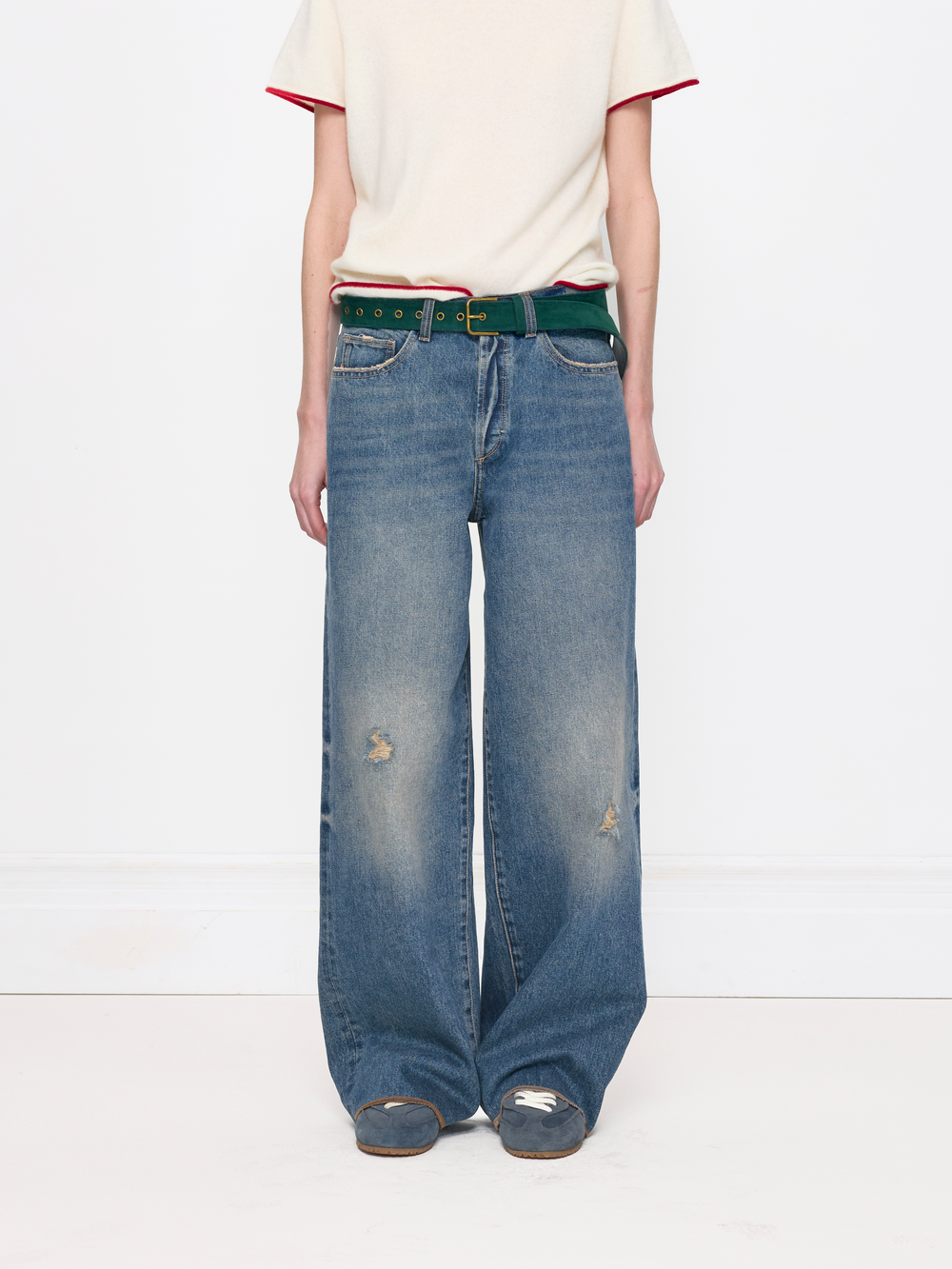 NOISE INDIGO STRAIGHT UNISEX JEAN