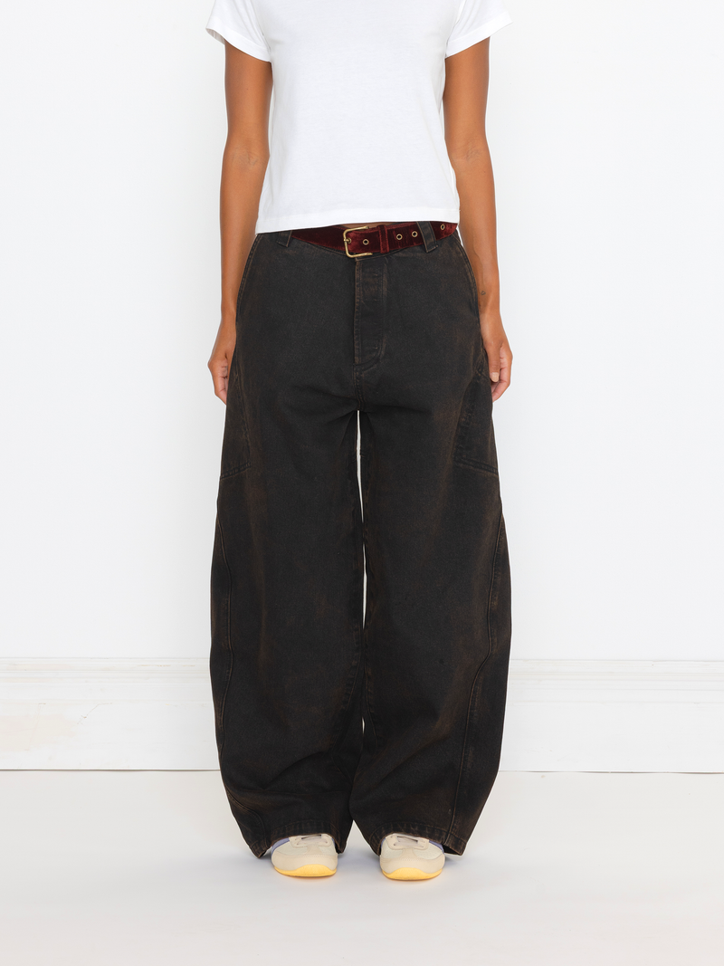 RUSTED BLACK BARREL UNISEX JEAN