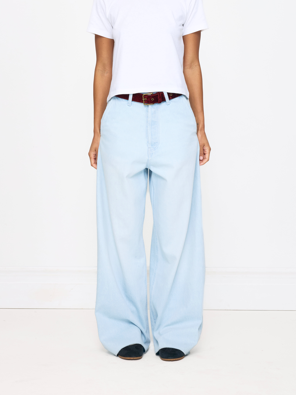 ICE BLUE BAGGY UNISEX JEAN