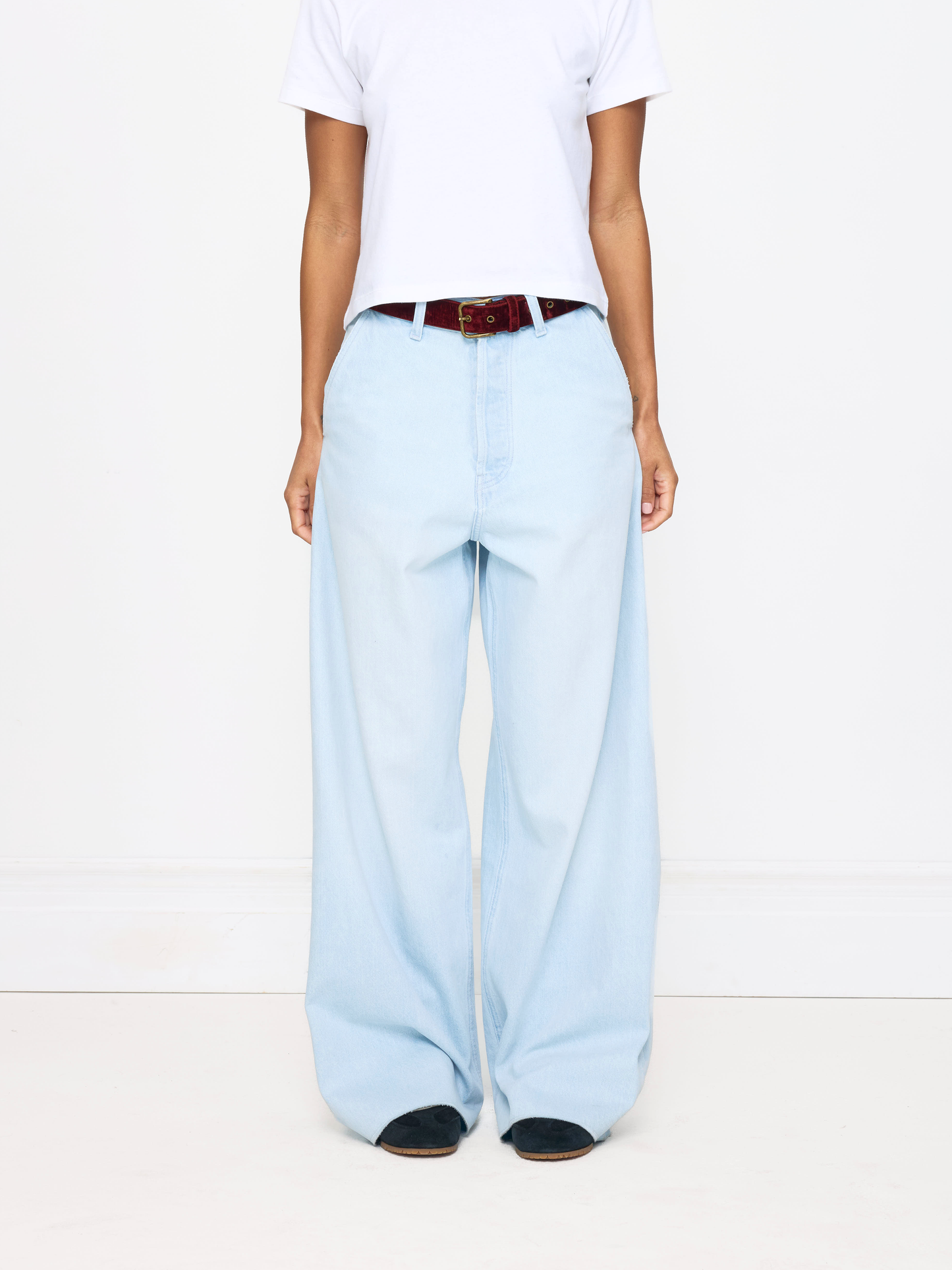 ICE BLUE BAGGY UNISEX JEAN