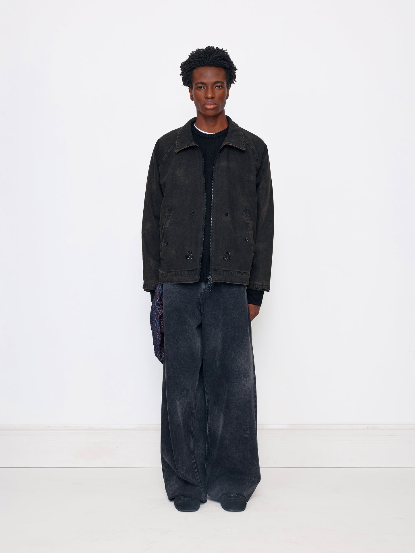 PRINTER BAGGY UNISEX JEAN