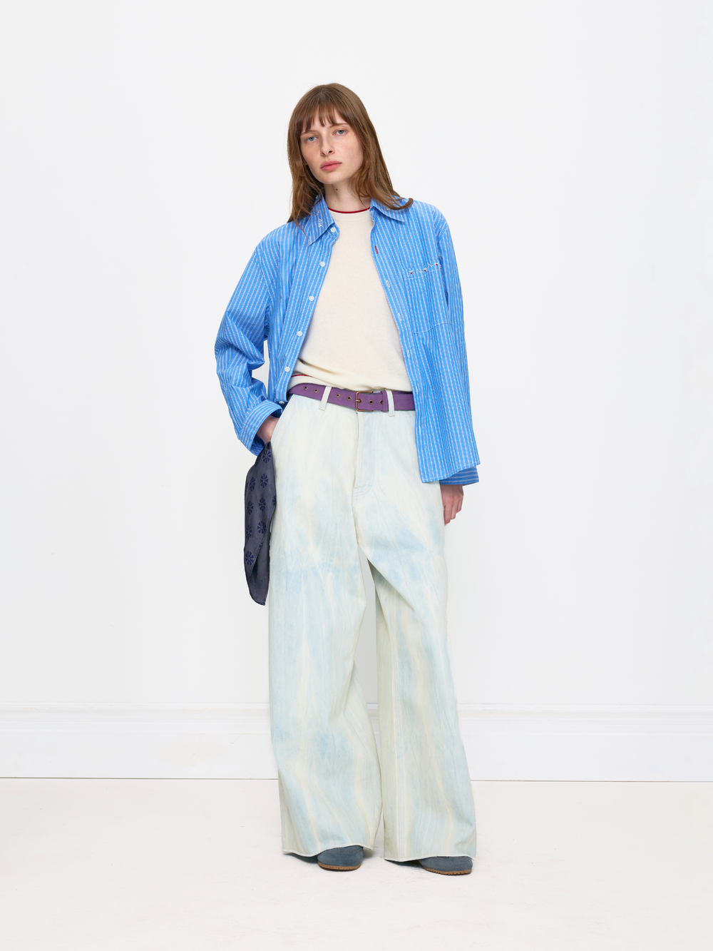 LIGHT TIDE BAGGY UNISEX JEAN