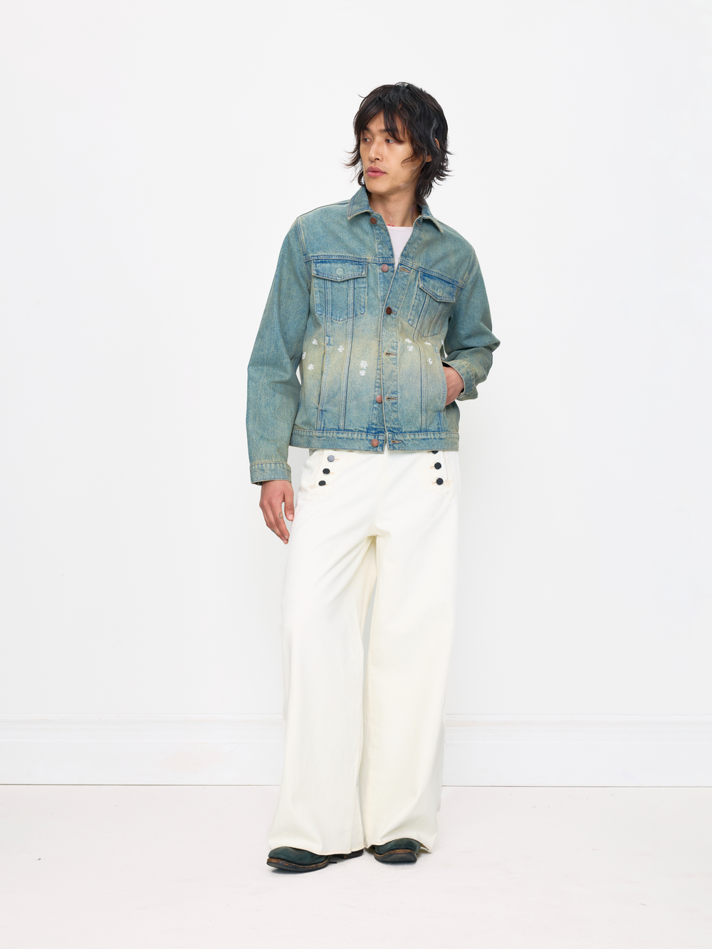 WHITE BOAT UNISEX JEAN