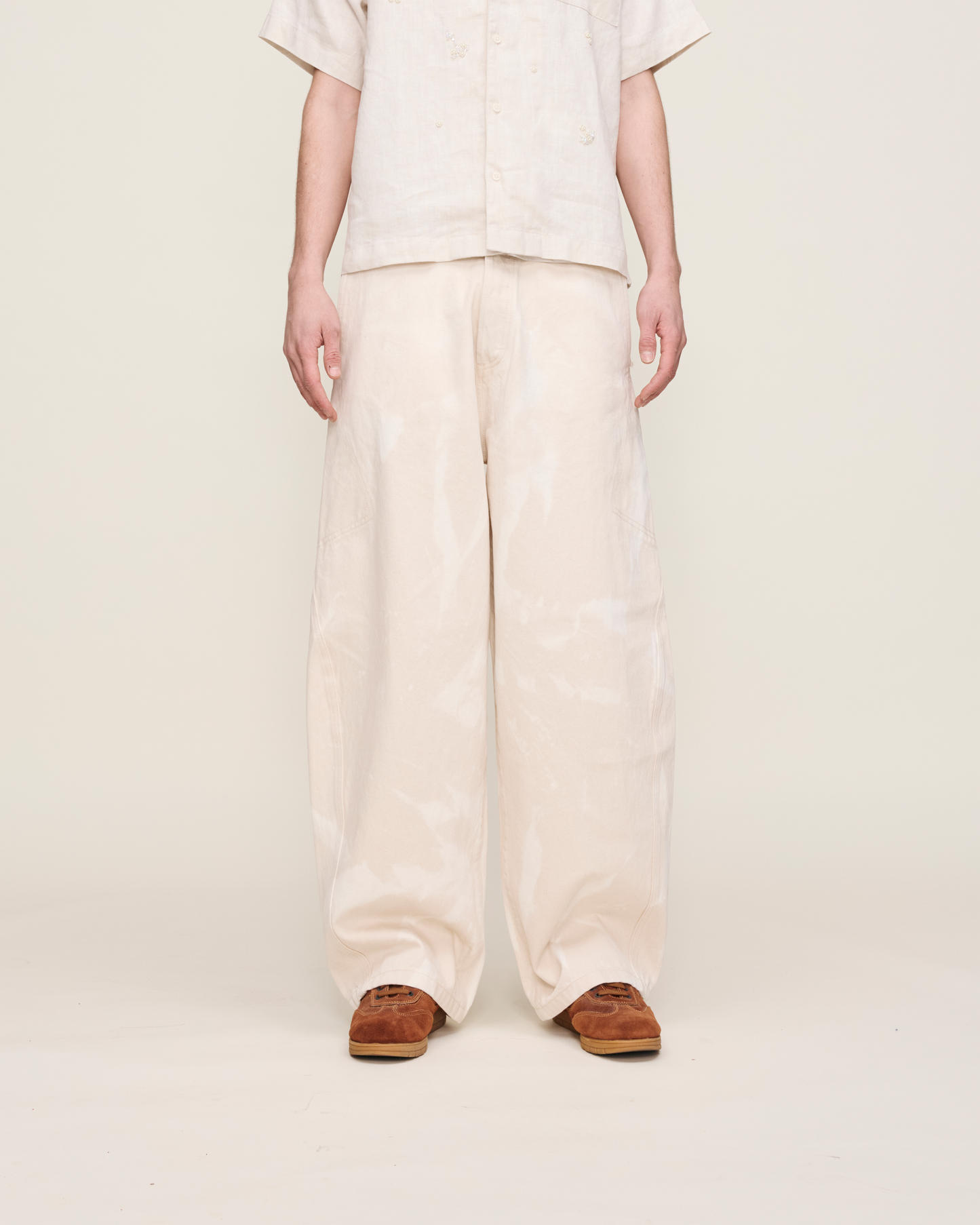 OFF WHITE BARREL UNISEX JEAN