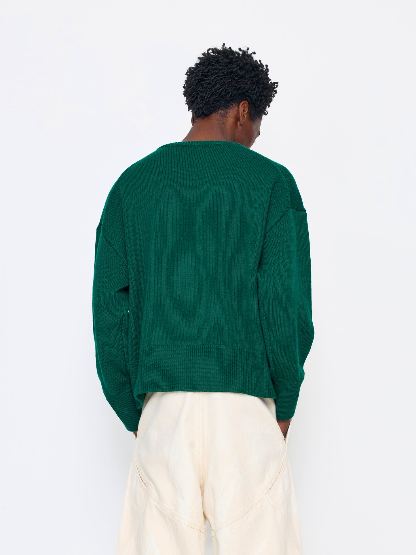GREEN WOOL SWEATER