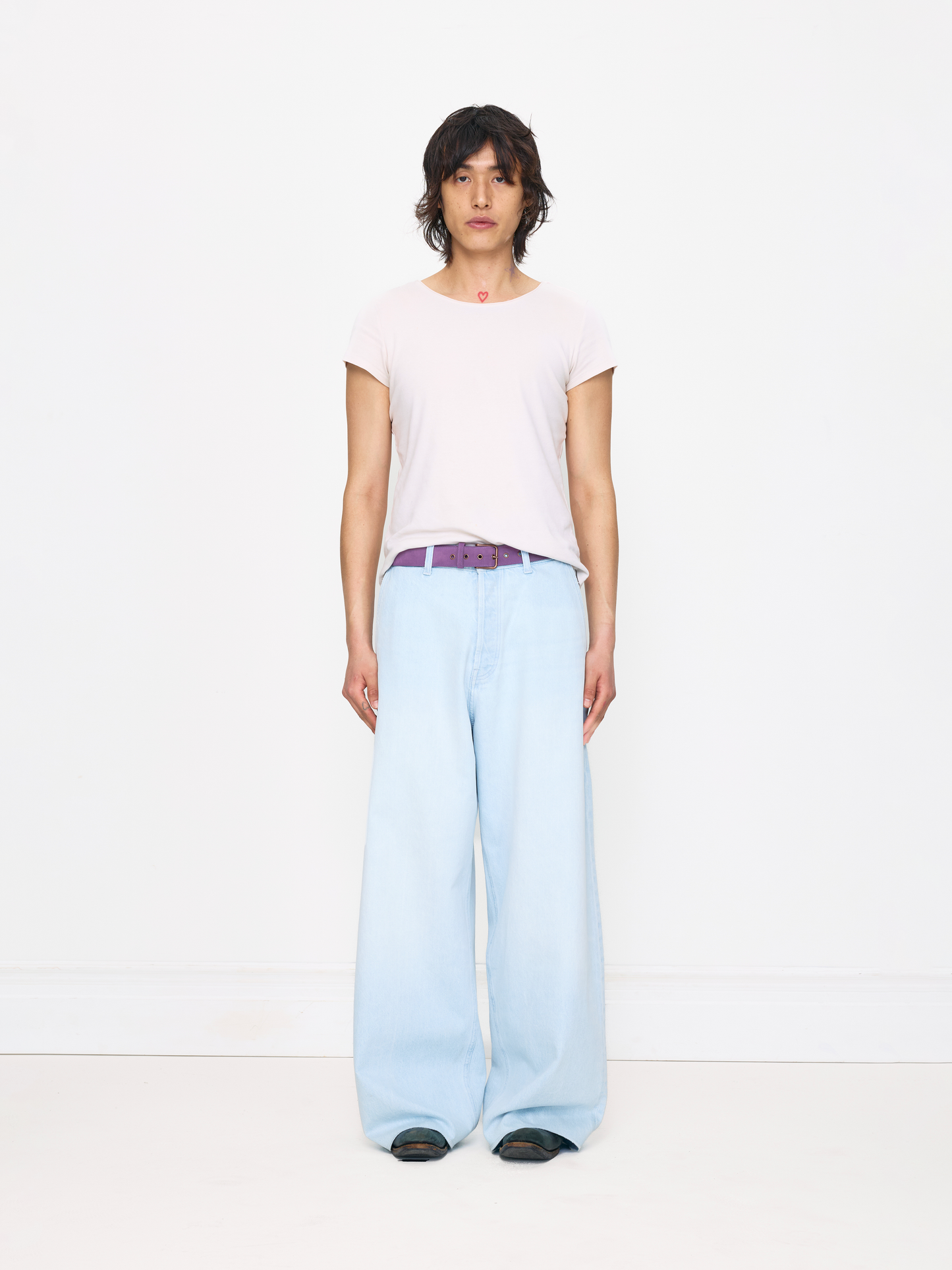 ICE BLUE BAGGY UNISEX JEAN