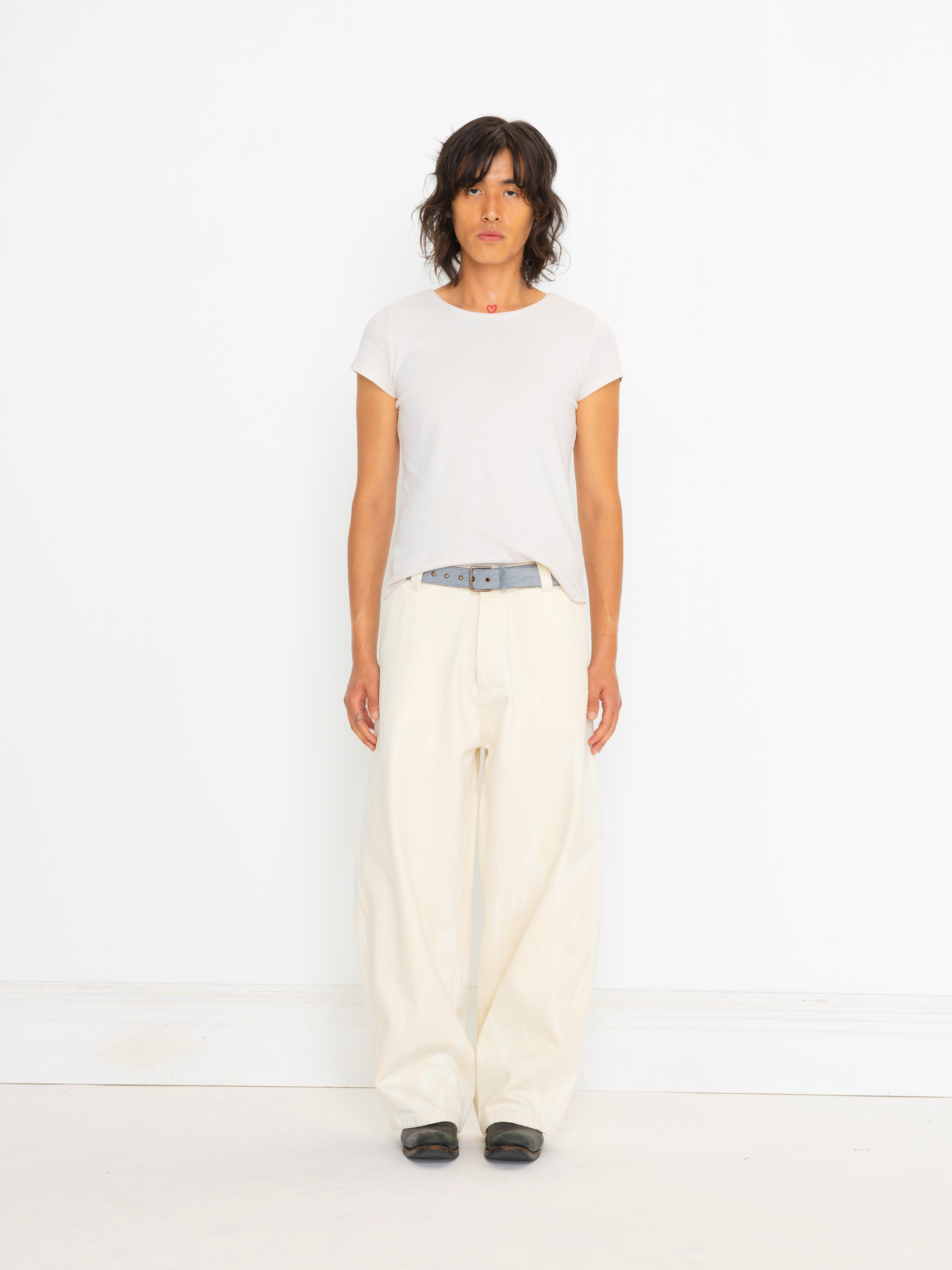 OFF WHITE BARREL UNISEX JEAN