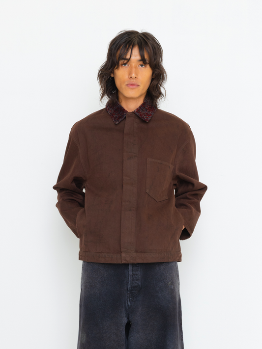 BLOCK COLLAR UNISEX JACKET