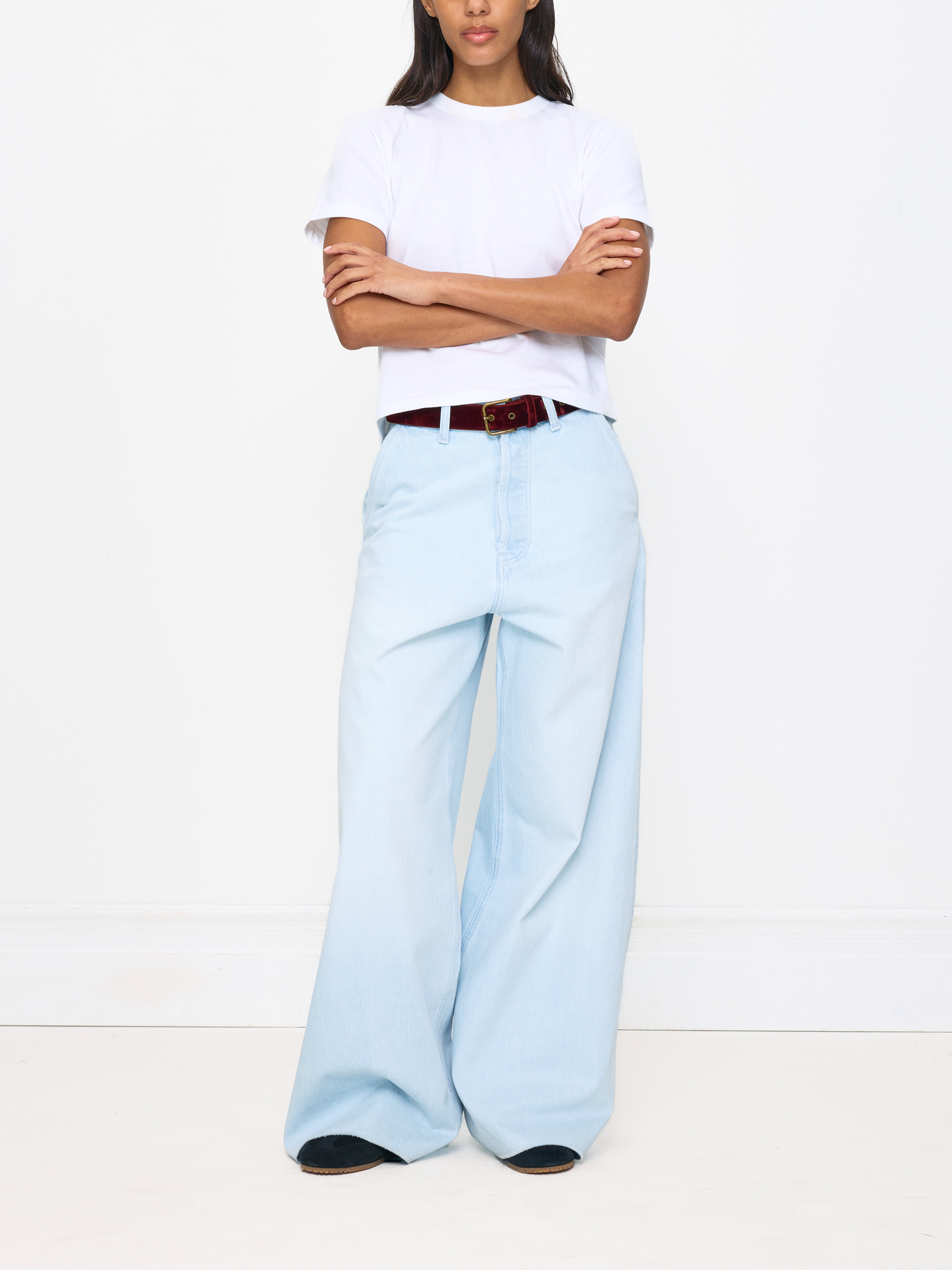 ICE BLUE BAGGY UNISEX JEAN