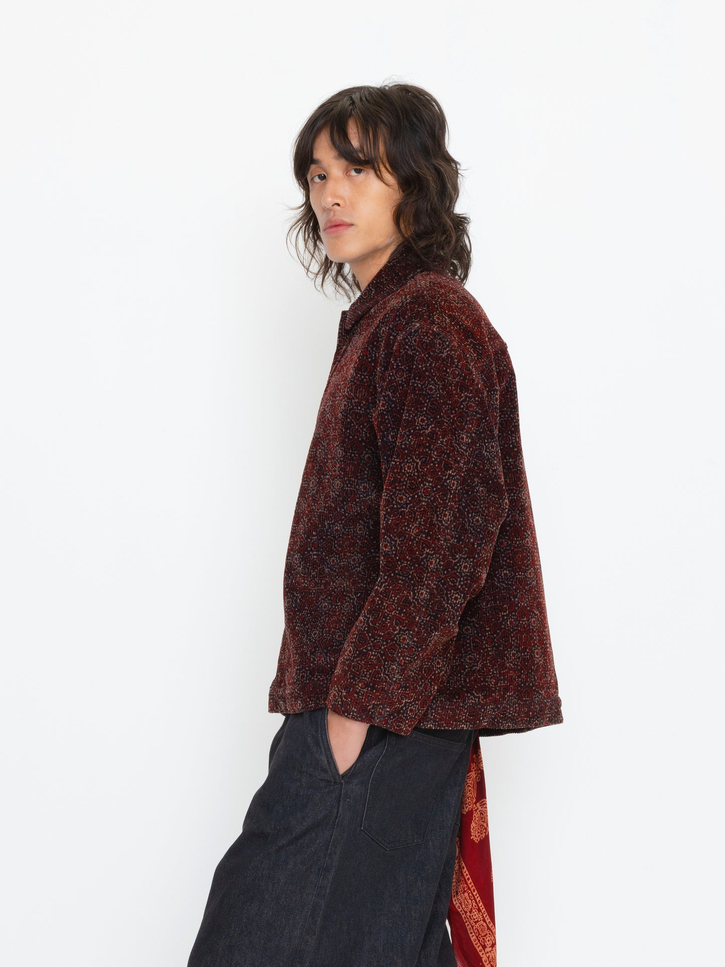 HAND BLOCK PRINTED UNISEX JACKET