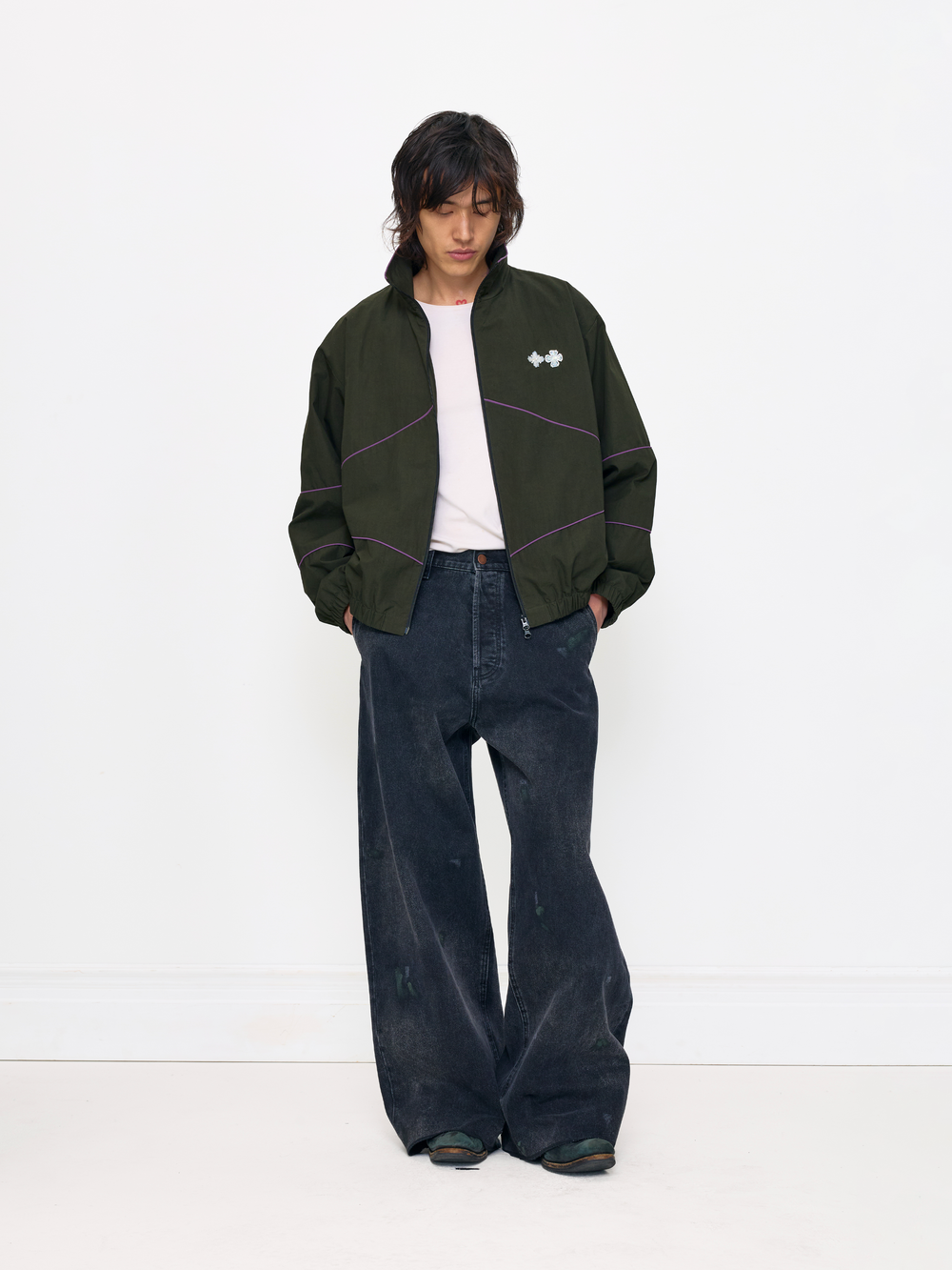 PRINTER BAGGY UNISEX JEAN