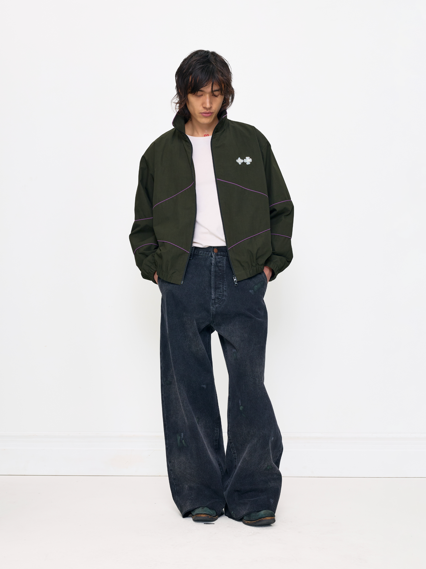 PRINTER BAGGY UNISEX JEAN