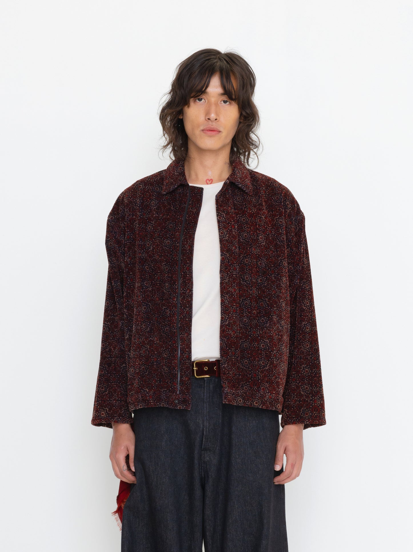 HAND BLOCK PRINTED UNISEX JACKET