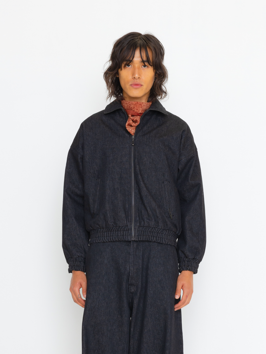 RAW DENIM UNISEX BOMBER